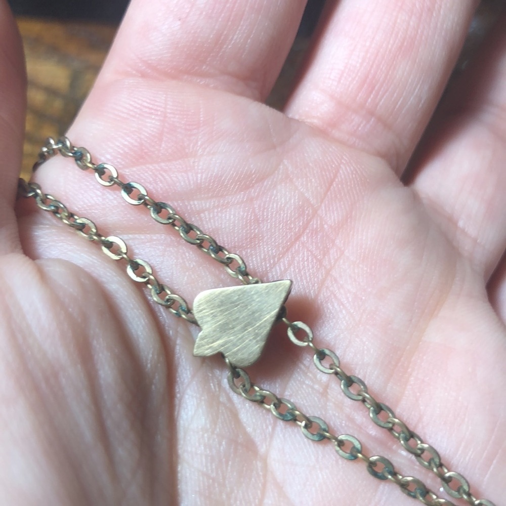 Antique opal watch fob necklace art deco slide - Picture 3 of 7